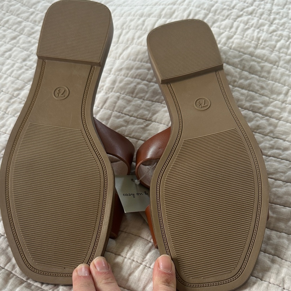 a new day Brown Slide Sandals - Picture 3 of 3